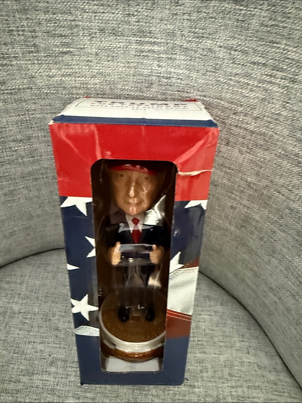Red, White & Blue Collectible Bobblehead in Display Box